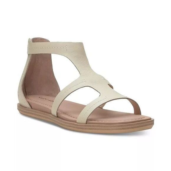 LUCKY BRAND Women's Nayda T-Strap Gladiator Flat Sandals NEW - Picture 1 of 7